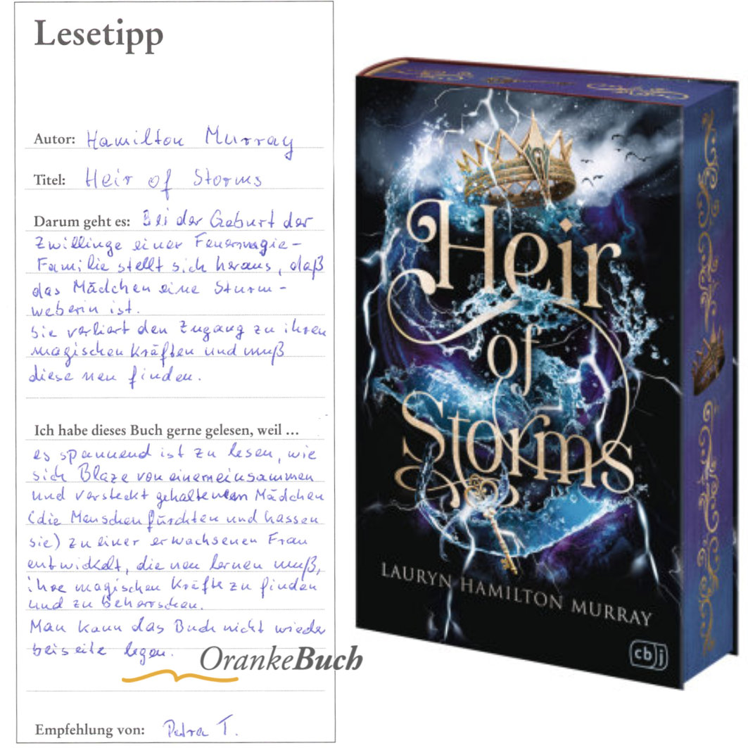 Lesetipp: Heir of Storms